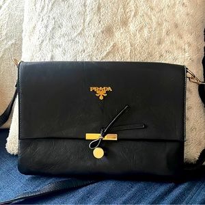 Bag medium with gold